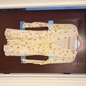 FP Movement by Free People Cream and Yellow Dress